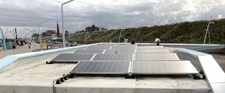 Solar panels in Scheveningen